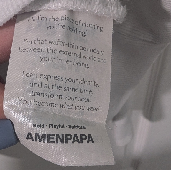 AMENPAPA | "Be Still" Spiritual Graphic Sweatshirt - Picture 6 of 12